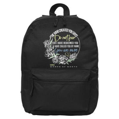 Isaiah 43:1 Bible Verse Do Not Fear 16 in Basic Backpack