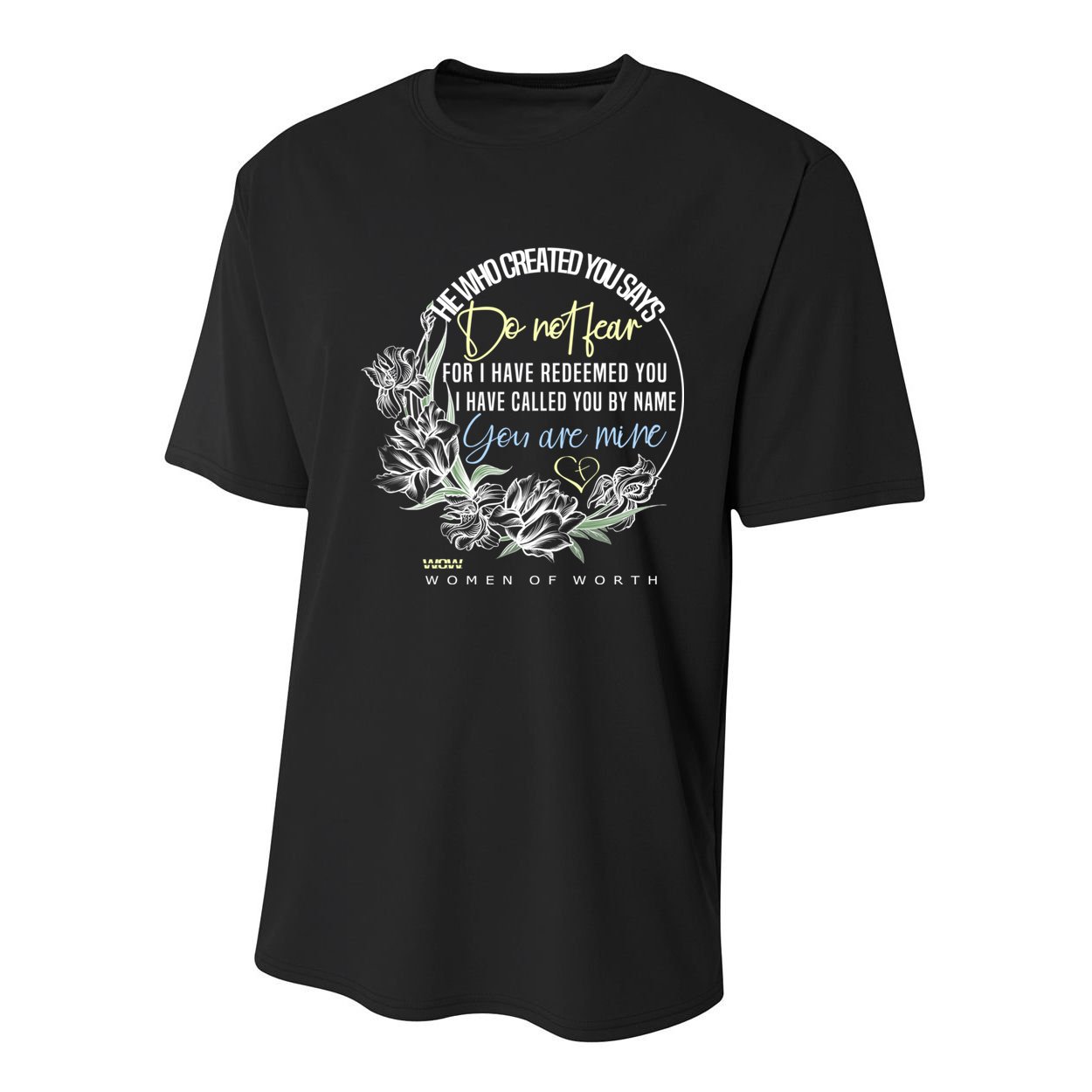 Isaiah 43:1 Bible Verse Do Not Fear Youth Performance Sprint T-Shirt