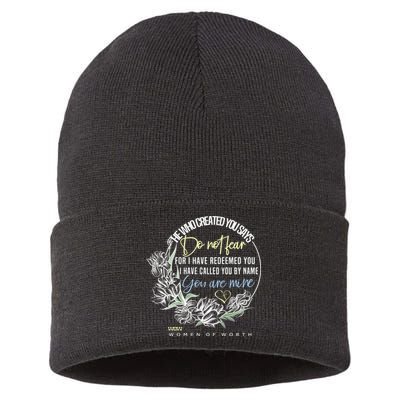 Isaiah 43:1 Bible Verse Do Not Fear Sustainable Knit Beanie