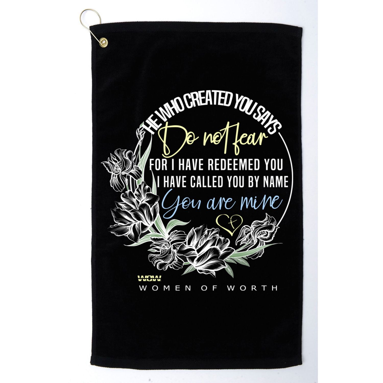 Isaiah 43:1 Bible Verse Do Not Fear Golf Towel