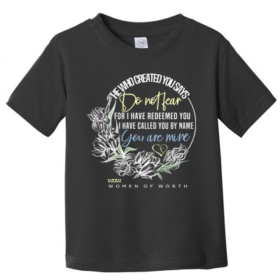 Isaiah 43:1 Bible Verse Do Not Fear Toddler T-Shirt