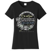 Isaiah 43:1 Bible Verse Do Not Fear Women's T-Shirt