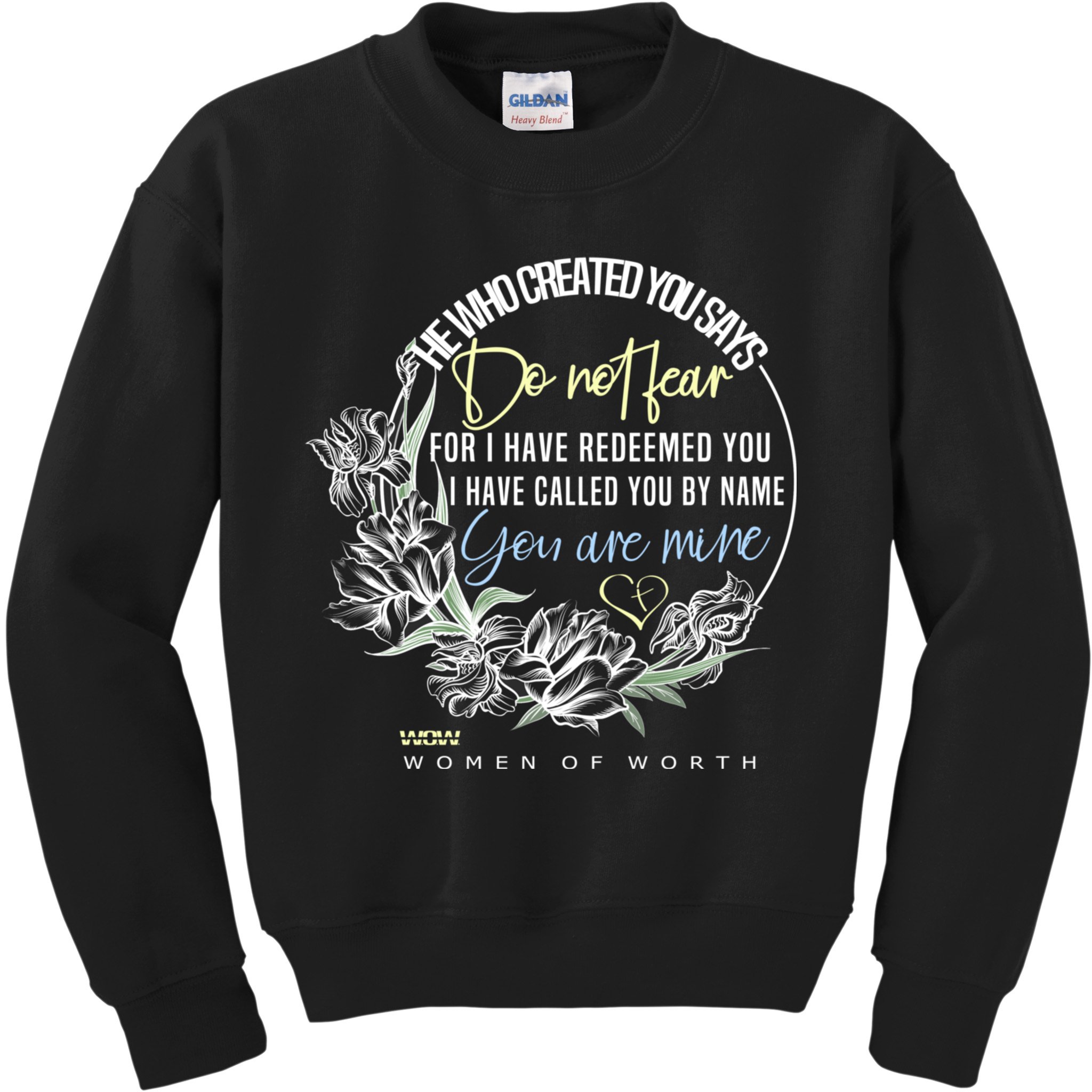 Isaiah 43:1 Bible Verse Do Not Fear Kids Sweatshirt