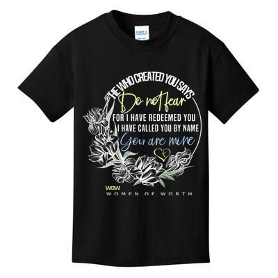 Isaiah 43:1 Bible Verse Do Not Fear Kids T-Shirt