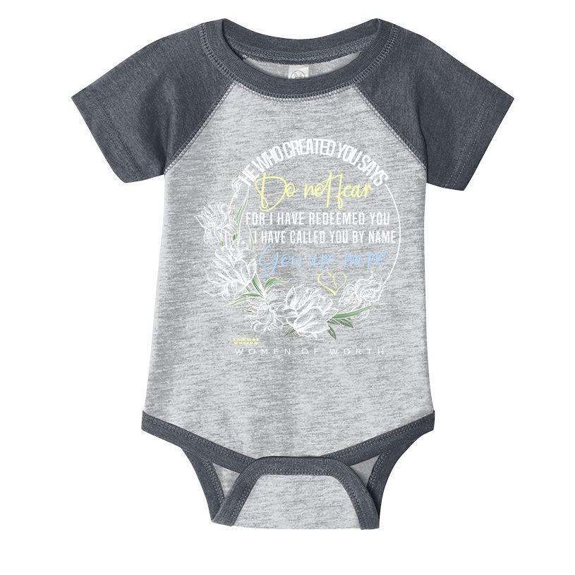 Isaiah 43:1 Bible Verse Do Not Fear Infant Baby Jersey Bodysuit