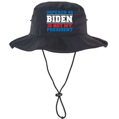 Impeach 46 Biden Is Not My President Anti Joe Biden Bucket Hat