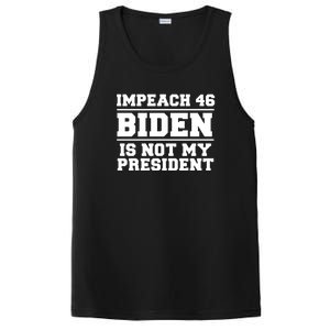 Impeach 46 Biden Is Not My President Anti Joe Biden PosiCharge Competitor Tank