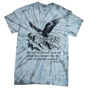 Isaiah 40:31 Bible Quote Christian Faith Tie-Dye T-Shirt