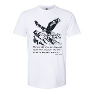 Isaiah 40:31 Bible Quote Christian Faith Softstyle CVC T-Shirt