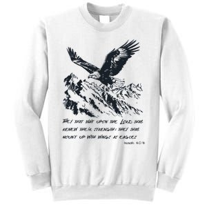 Isaiah 40:31 Bible Quote Christian Faith Sweatshirt