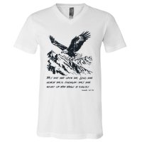 Isaiah 40:31 Bible Quote Christian Faith V-Neck T-Shirt