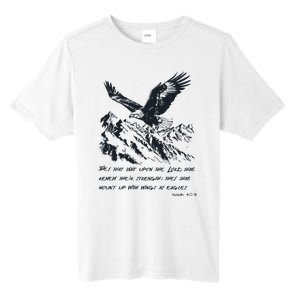 Isaiah 40:31 Bible Quote Christian Faith Tall Fusion ChromaSoft Performance T-Shirt