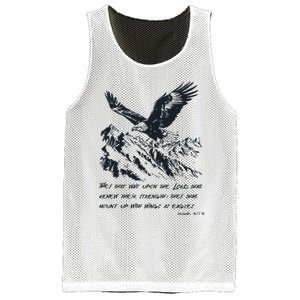 Isaiah 40:31 Bible Quote Christian Faith Mesh Reversible Basketball Jersey Tank