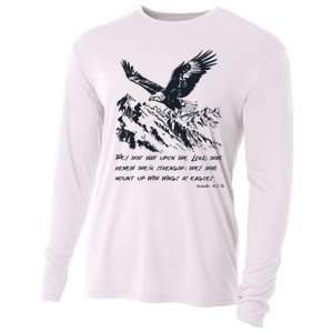 Isaiah 40:31 Bible Quote Christian Faith Cooling Performance Long Sleeve Crew