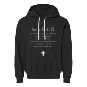 Isaiah 4110 Bible Verse Scripture Christian S Garment-Dyed Fleece Hoodie