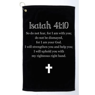 Isaiah 4110 Bible Verse Scripture Christian S Golf Towel