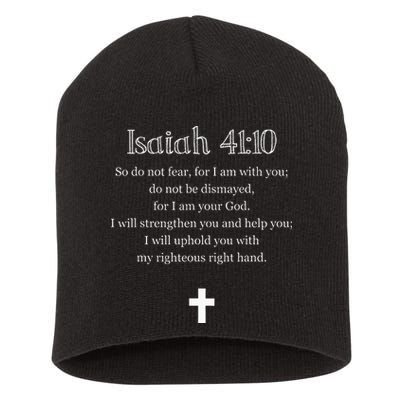 Isaiah 4110 Bible Verse Scripture Christian S Short Acrylic Beanie