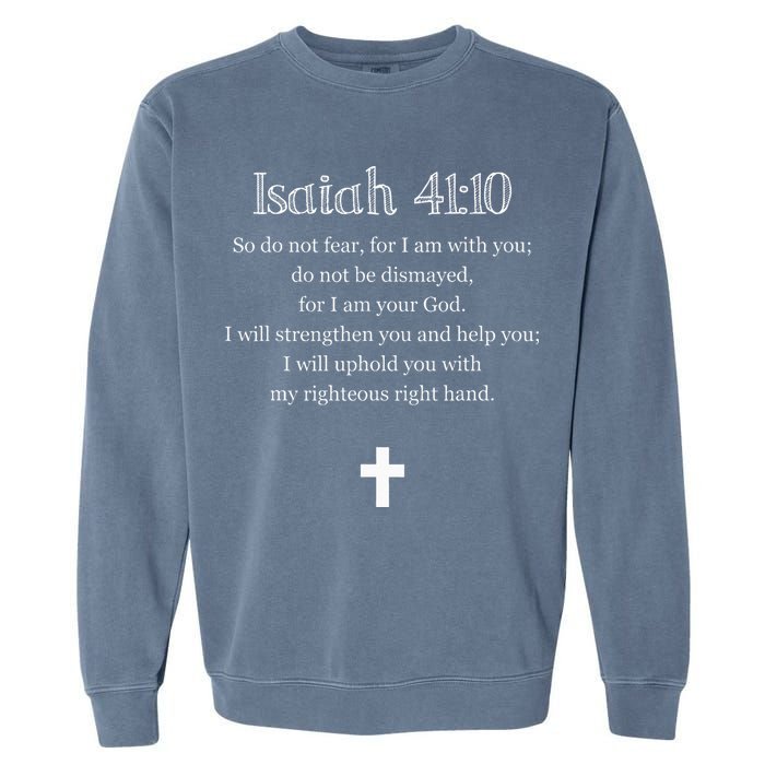 Isaiah 4110 Bible Verse Scripture Christian S Garment-Dyed Sweatshirt