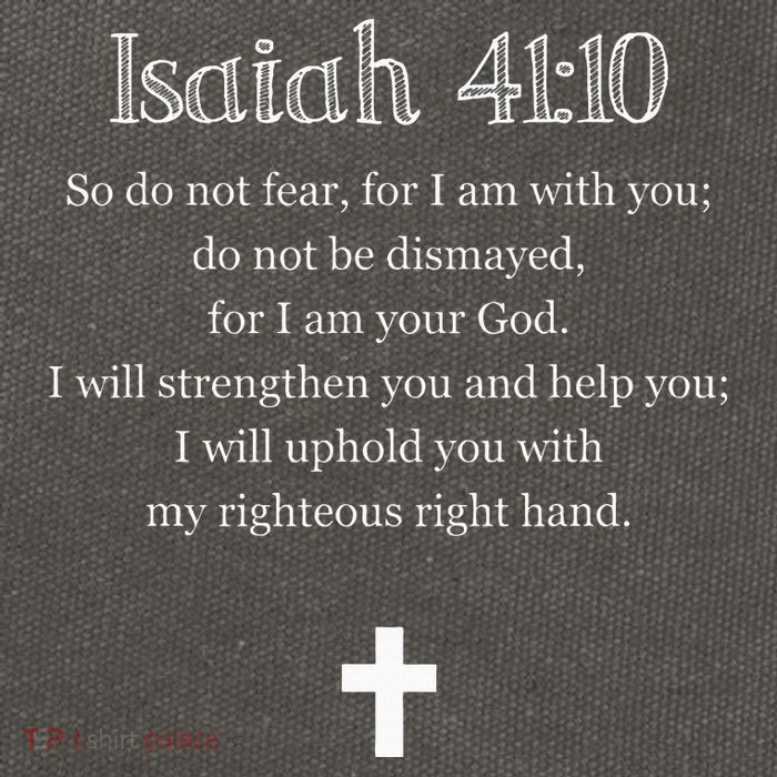 Isaiah 4110 Bible Verse Scripture Christian S Cotton Canvas Backpack