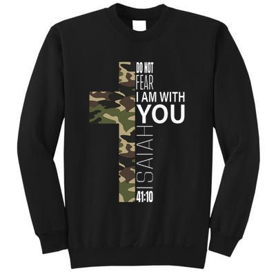 Isaiah 4110 Do Not Fear Faith Christian Verse Camo Easter Sweatshirt