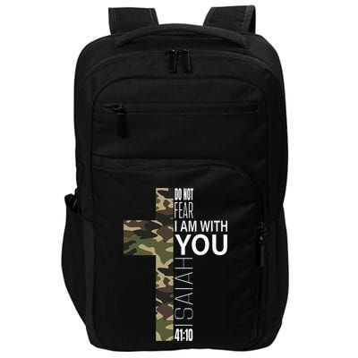 Isaiah 4110 Do Not Fear Faith Christian Verse Camo Easter Impact Tech Backpack