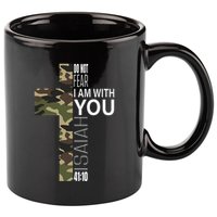 Isaiah 4110 Do Not Fear Faith Christian Verse Camo Easter 11oz C Handle Ceramic Mug