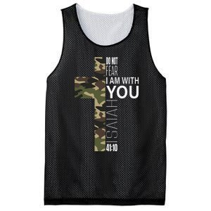 Isaiah 4110 Do Not Fear Faith Christian Verse Camo Easter Mesh Reversible Basketball Jersey Tank