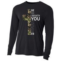 Isaiah 4110 Do Not Fear Faith Christian Verse Camo Easter Cooling Performance Long Sleeve Crew