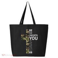 Isaiah 4110 Do Not Fear Faith Christian Verse Camo Easter 25L Jumbo Tote