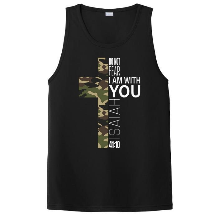 Isaiah 4110 Do Not Fear Faith Christian Verse Camo Easter PosiCharge Competitor Tank