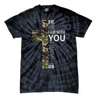 Isaiah 4110 Do Not Fear Faith Christian Verse Camo Easter Tie-Dye T-Shirt