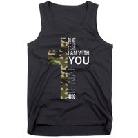 Isaiah 4110 Do Not Fear Faith Christian Verse Camo Easter Tank Top