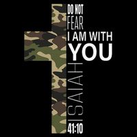 Isaiah 4110 Do Not Fear Faith Christian Verse Camo Easter Short Acrylic Beanie