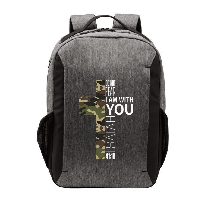 Isaiah 4110 Do Not Fear Faith Christian Verse Camo Easter Vector Backpack