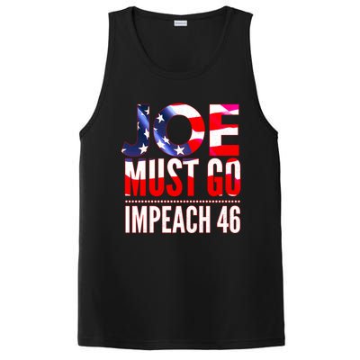 Impeach 46 Joe Must Go Anti Biden Republican Antibiden Gift PosiCharge Competitor Tank