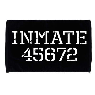 Inmate 45672 Jail Halloween Costume Microfiber Hand Towel