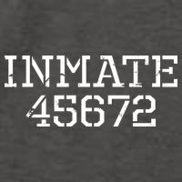 Inmate 45672 Jail Halloween Costume Vector Backpack
