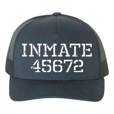 Inmate 45672 Jail Halloween Costume Yupoong Adult 5-Panel Trucker Hat