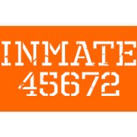 Inmate 45672 Jail Halloween Costume Bumper Sticker