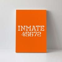 Inmate 45672 Jail Halloween Costume Canvas