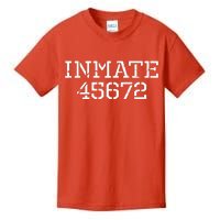 Inmate 45672 Jail Halloween Costume Kids T-Shirt