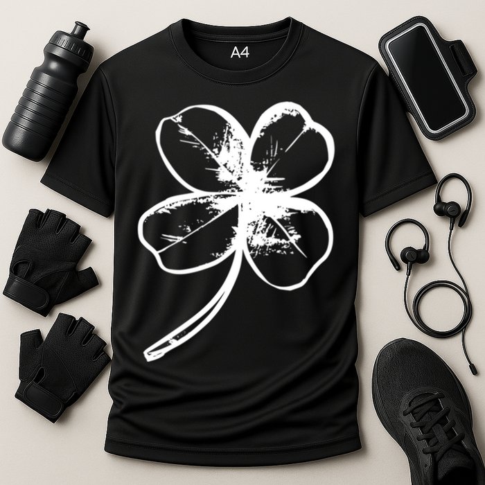 Irish 4 Leaf Clover Shamrock Ireland Vacation Travel Green Cool Gift Cooling Performance Crew T-Shirt