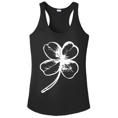 Irish 4 Leaf Clover Shamrock Ireland Vacation Travel Green Cool Gift Ladies PosiCharge Competitor Racerback Tank