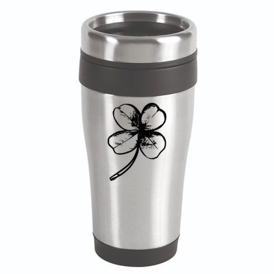Irish 4 Leaf Clover Shamrock Ireland Vacation Travel Green Cool Gift 16oz Travel Tumbler