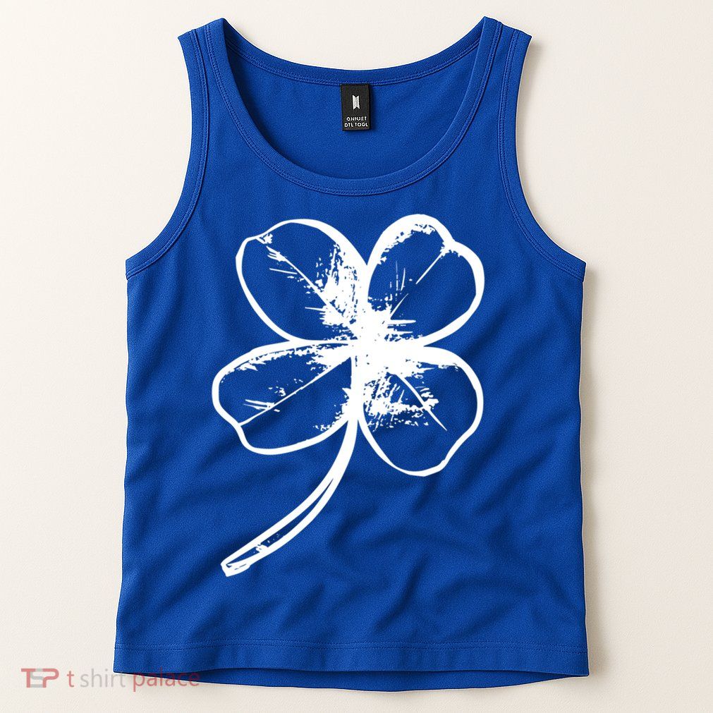 Irish 4 Leaf Clover Shamrock Ireland Vacation Travel Green Cool Gift Tank Top