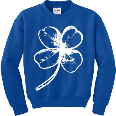 Irish 4 Leaf Clover Shamrock Ireland Vacation Travel Green Cool Gift Kids Sweatshirt
