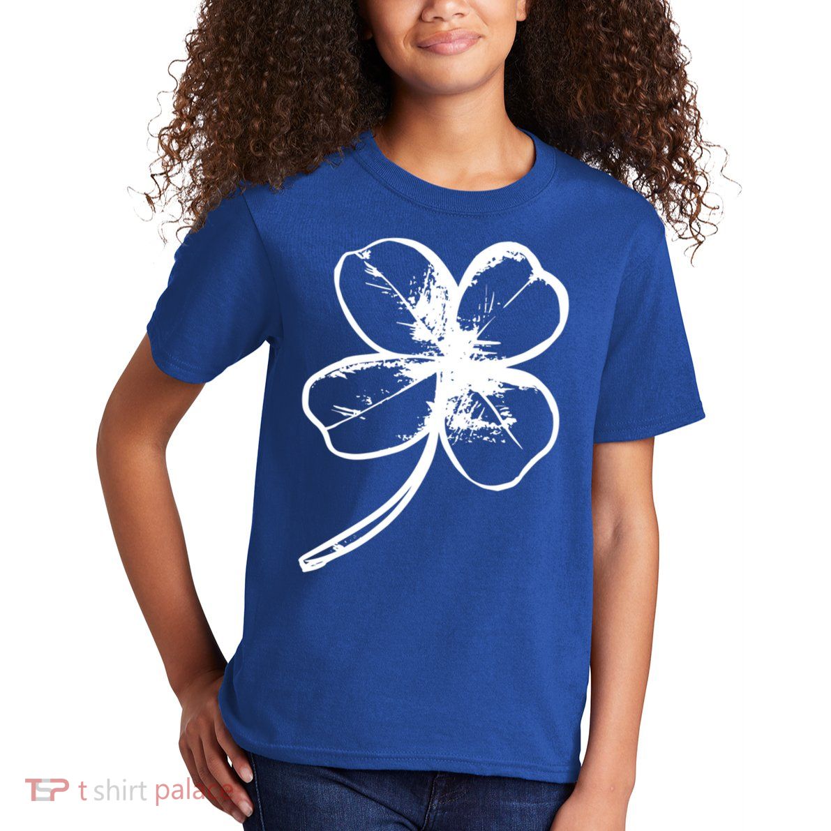 Irish 4 Leaf Clover Shamrock Ireland Vacation Travel Green Cool Gift Kids T-Shirt