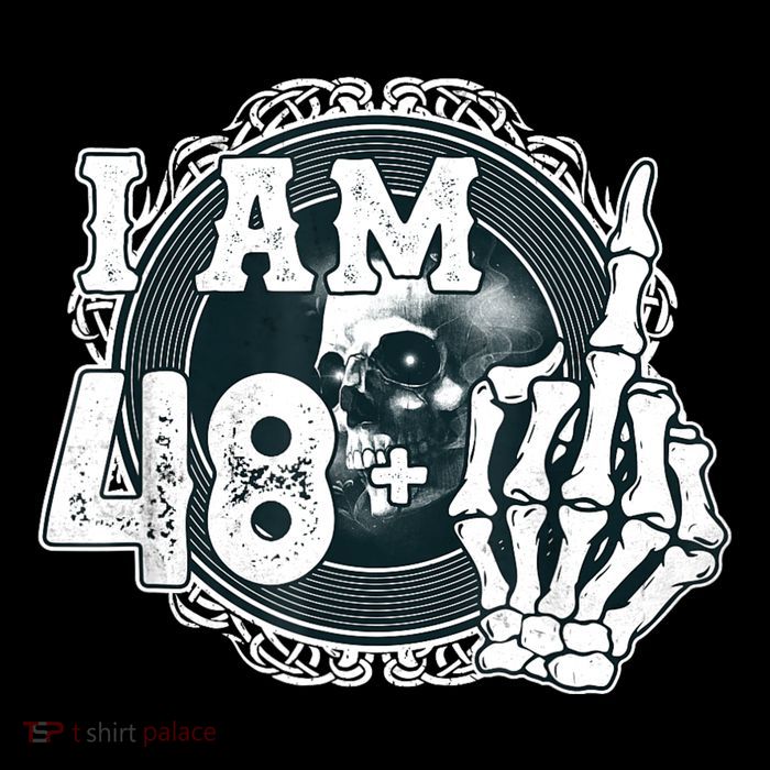 IM 48 Plus 1 Middle Finger Skull Funny 49th Birthday Impact Tech Backpack
