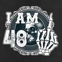 IM 48 Plus 1 Middle Finger Skull Funny 49th Birthday Adult Drive Performance Visor