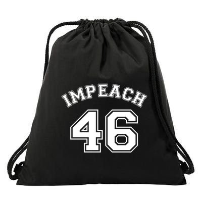 Impeach 46 Republican Antibiden Joe Biden Gift Drawstring Bag